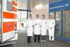 Freuen sich über die erste zertifizierte Chest-Pain-Unit im Münsterland: Prof. Dr. Holger Reinecke, Prof. Dr. Hermann-Joseph Pavenstädt, Privat-Dozent Dr. Peter Willeke und Dr. Ekkehard Hilker.