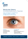 Am 8. Oktober beginnt die Woche des Sehens in der UKM-Augenklinik