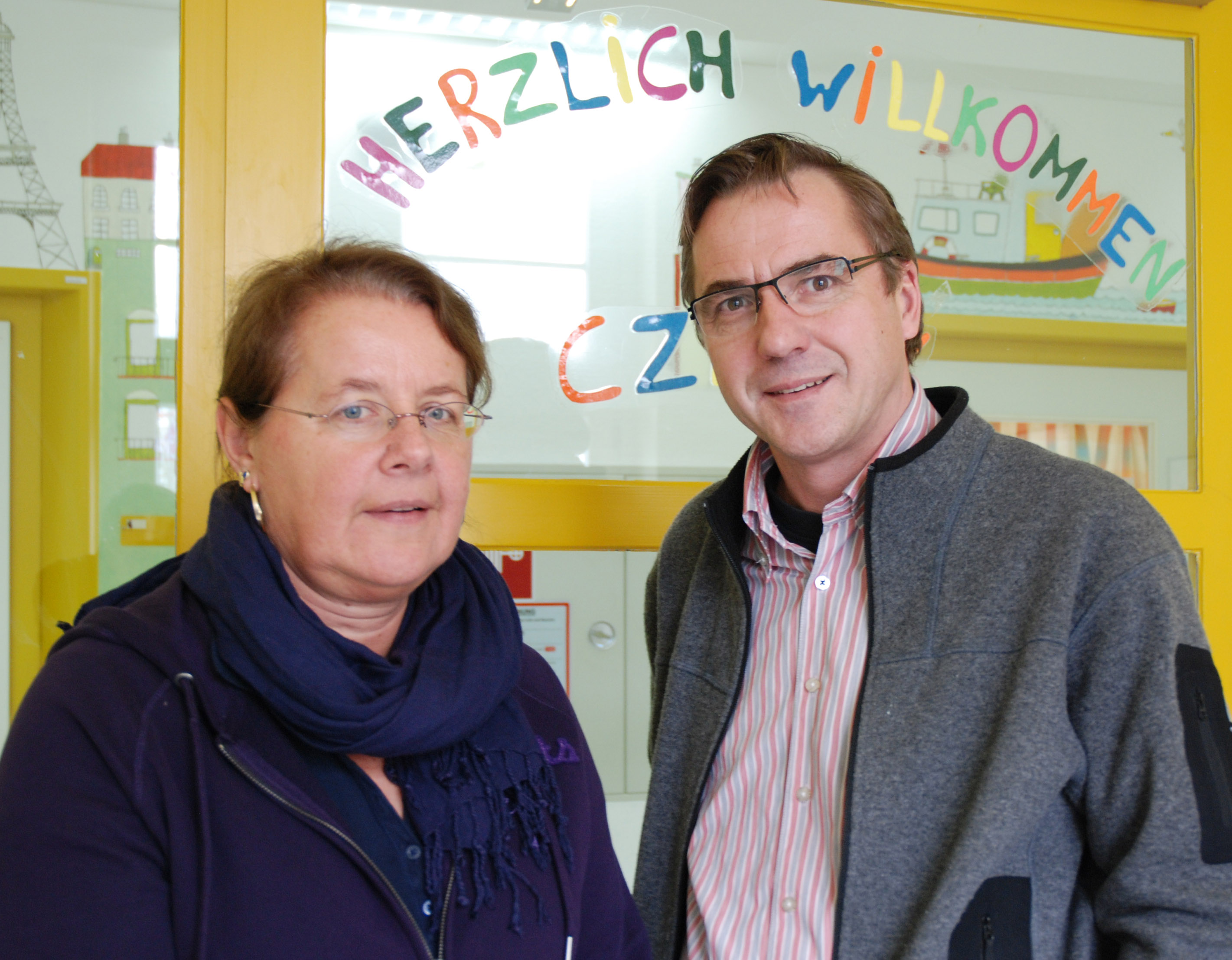 Dr. Martina Monninger und Jörg Pohl, Geschäftsführer des gleichnamigen Dentallabors.