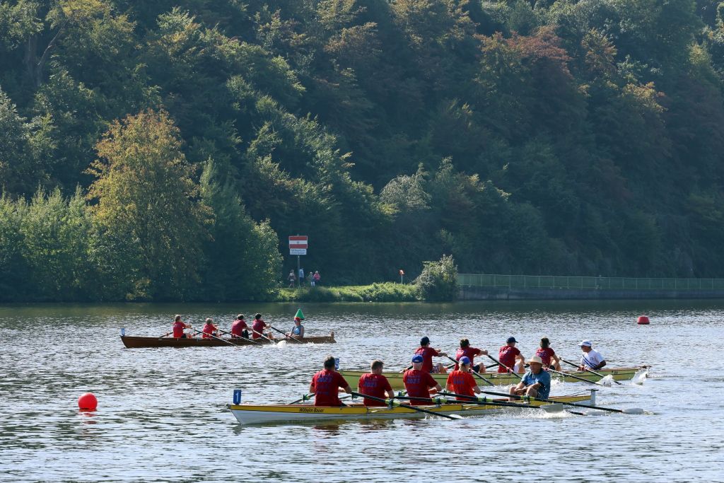 Foto (UKM/Liersch): Vorlauf Rudern gegen Krebs